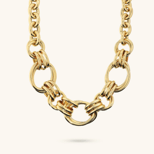 Maxi Oval Mesh Necklace