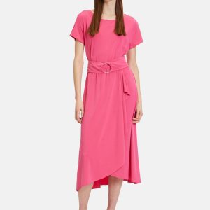 Midikleid mit Volant