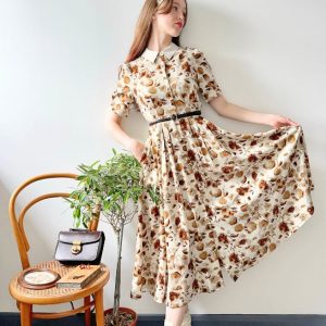 Royal Botany Dress (Copper Rose Tea)