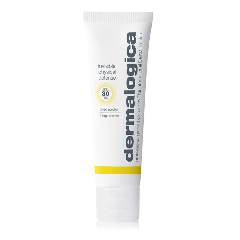 Dermalogica Invisible Physical Defense SPF30 17 Fl Oz Face Sunscreen Moisturizer Non Greasy Formula That Defends Against UVAUVBBlue Light