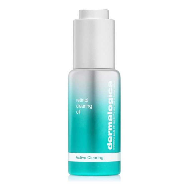 Dermalogica Retinol Clearing Oil Face Serum with Salicylic Acid – Anti-Aging Acne Treatment That Delivers Clearer, Vibrant Skin by Morning, (1 Fl Oz)