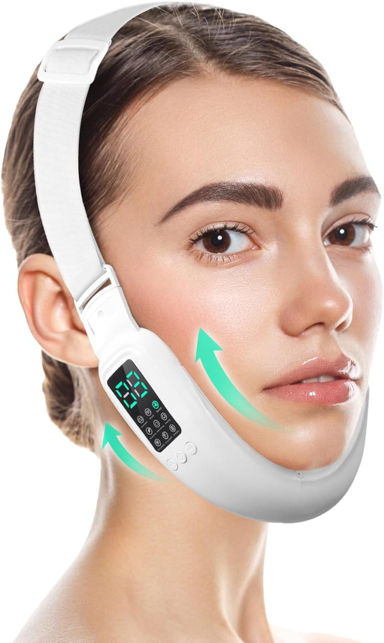 Intelligent Electric Double Chin and V-Shaped Face Machine with 8 Modes & 15 Adjustable Intensities – Women’s V-Face Device