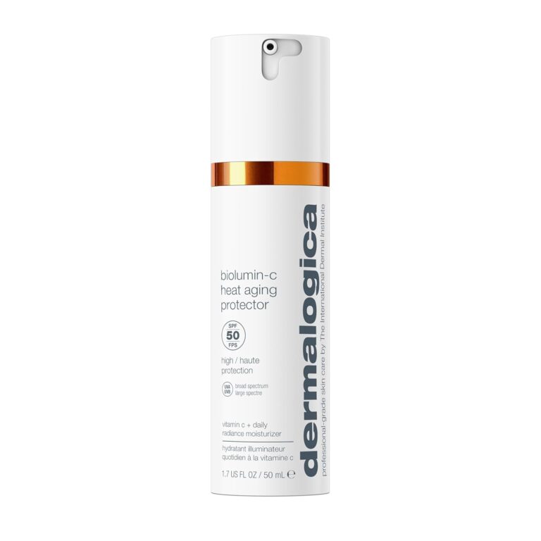 Dermalogica Biolumin-C Heat Aging Protector SPF 50, Daily Face Moisturizer with Sunscreen – Defend Signs of Skin Aging, 1.7 fl oz
